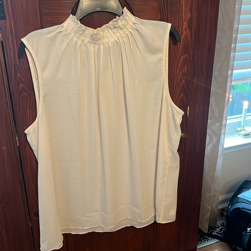 Worthington Sleeveless dress blouse.  XXL